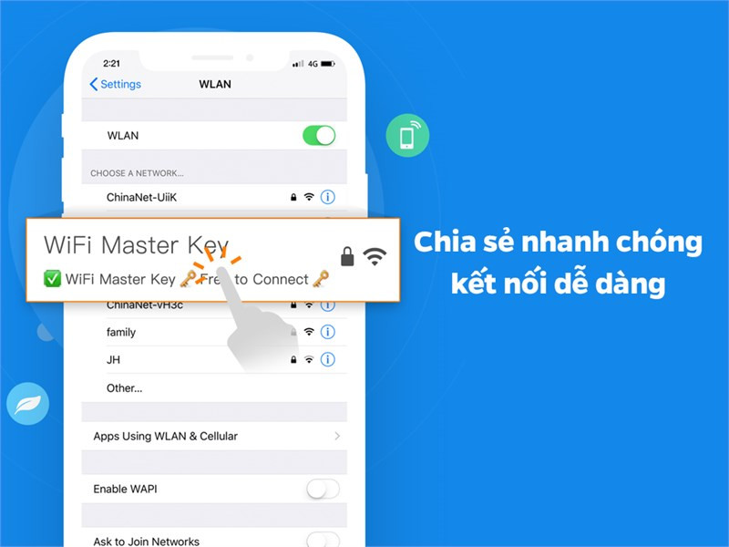 Dễ d&agrave;ng chia sẻ v&agrave; kết nối