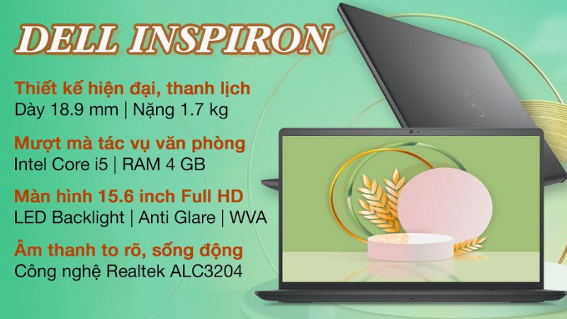 Top 5 Laptop Dell Inspiron 15 Core i5: Hiệu Năng Vượt Trội, Chiến Mọi Tác Vụ