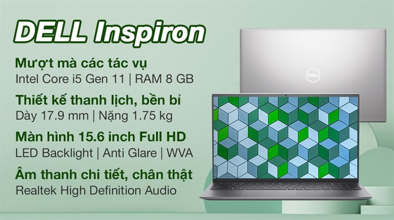 Top 5 Laptop Dell Inspiron 15 Core i5: Hiệu Năng Vượt Trội, Chiến Mọi Tác Vụ