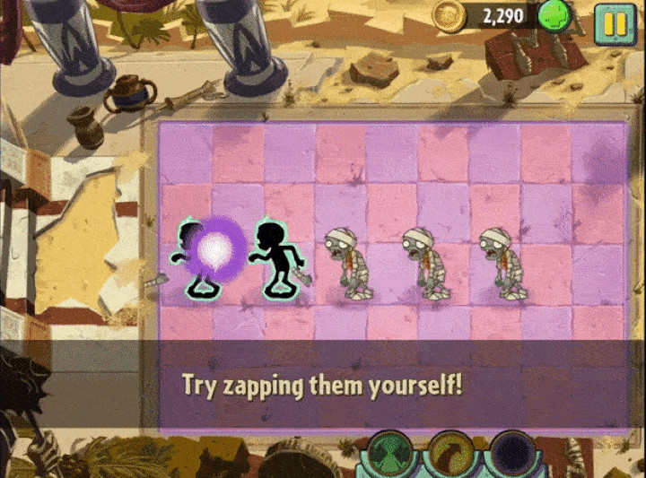 dí đi&ecirc;̣n đ&ecirc;̉ ti&ecirc;u di&ecirc;̣t Zombies trong PVZ2