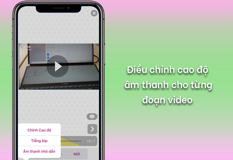 Điều chỉnh âm thanh với Video Star