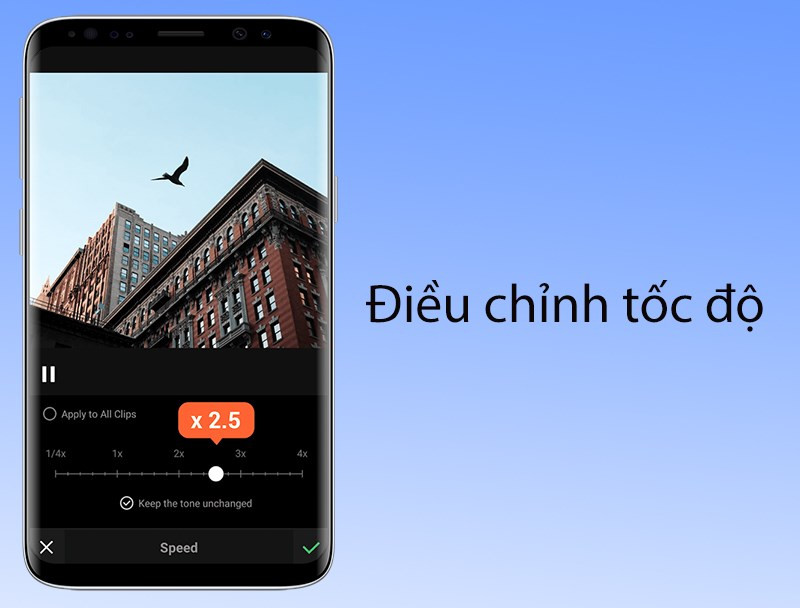 Điều chỉnh tốc độ video