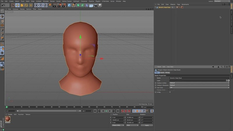 Digital Sculpting trong Cinema 4D