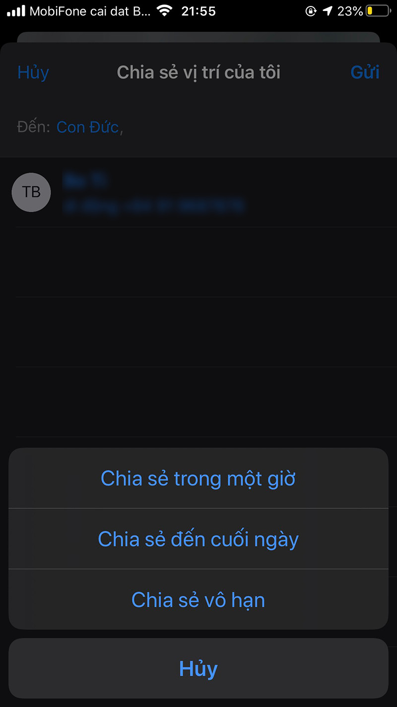 Định vị trên iPhone