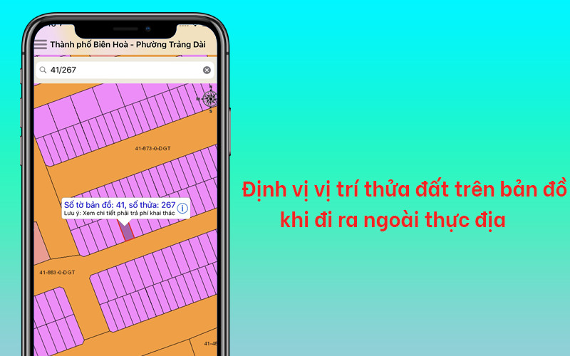 Định vị vị tr&iacute; thửa đất tr&ecirc;n bản đồ