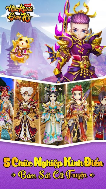 Đồ họa chibi trong Hiệp Khách Giang Hồ Mobile