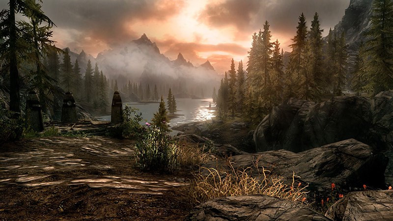 Đồ họa tuyệt đẹp - Thế giới Skyrim sống động như thật