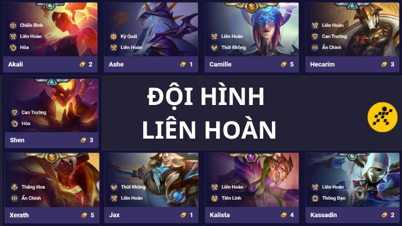 Đội hình Liên Hoàn