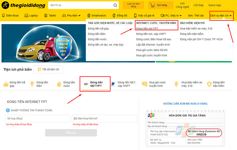 Hướng Dẫn Thanh Toán Cước Internet FPT Nhanh Chóng, Tiện Lợi