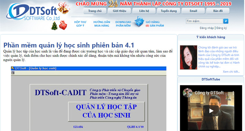 DTSoft: Phần mềm quản l&yacute; trường học