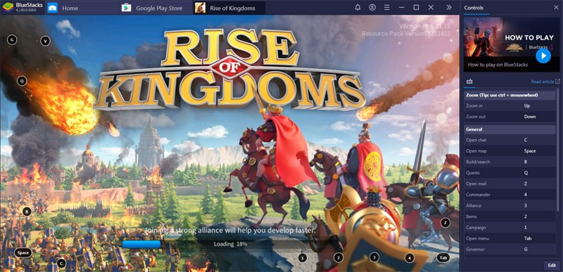 Hướng Dẫn Chi Tiết Cách Chơi Rise of Kingdoms Trên PC/Laptop