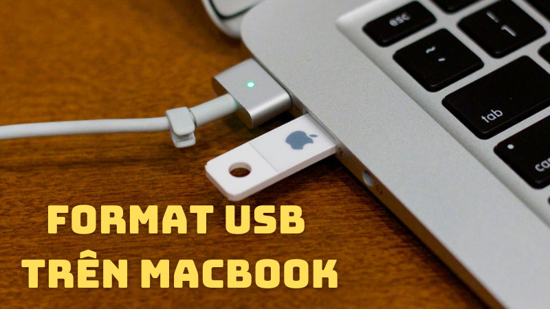 Format USB trên Macbook