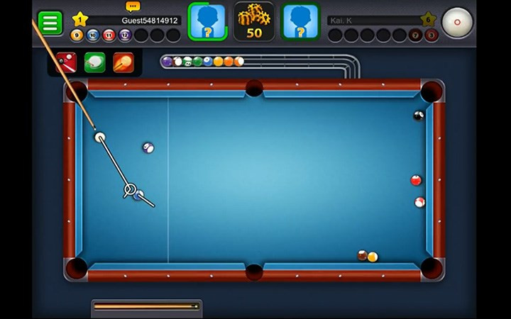 Gameplay của 8 Ball Pool