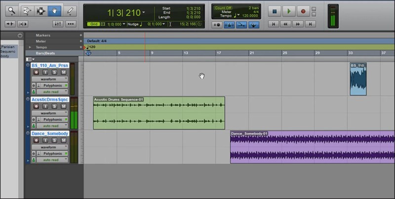 Giao diện Avid Pro Tools