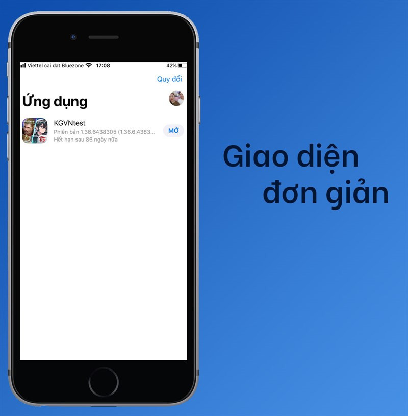 giao diện đơn giản dễ sử dụng