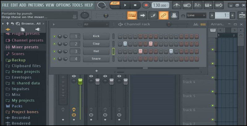 Giao diện FL Studio