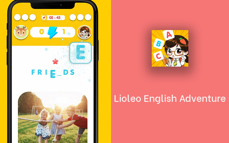 Giao diện học tập trên Lioleo English Adventure