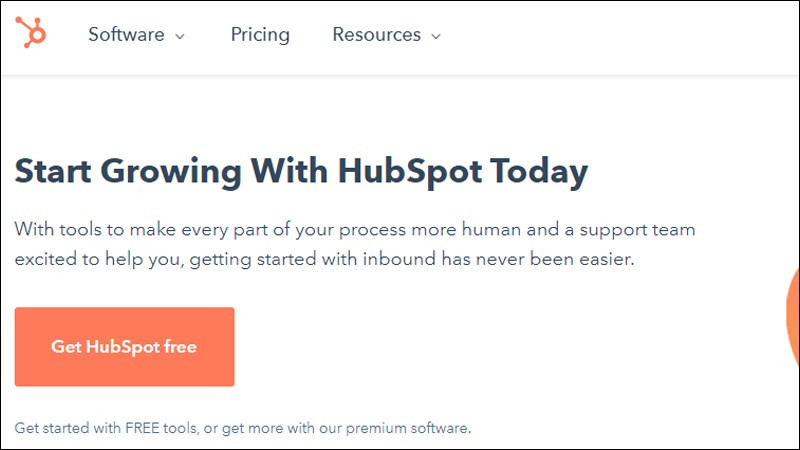 Giao diện HubSpot CRM