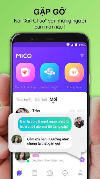 Giao diện MICO thân thiện và dễ sử dụng