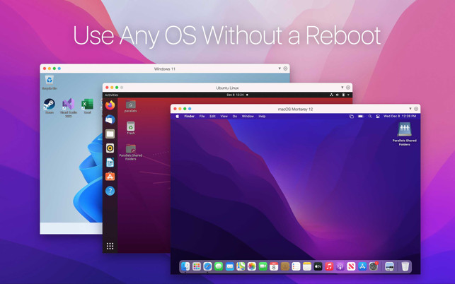 Giao diện Parallels Desktop