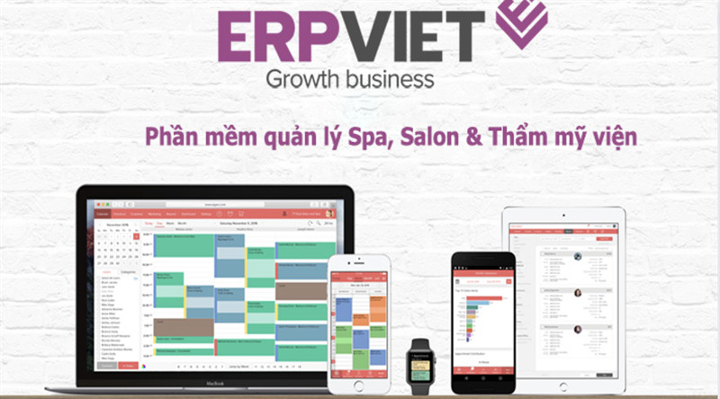 Giao diện phần mềm ERPViet