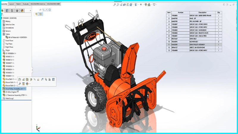 Khám phá Solidworks: Phần mềm thiết kế 3D hàng đầu cho kỹ sư