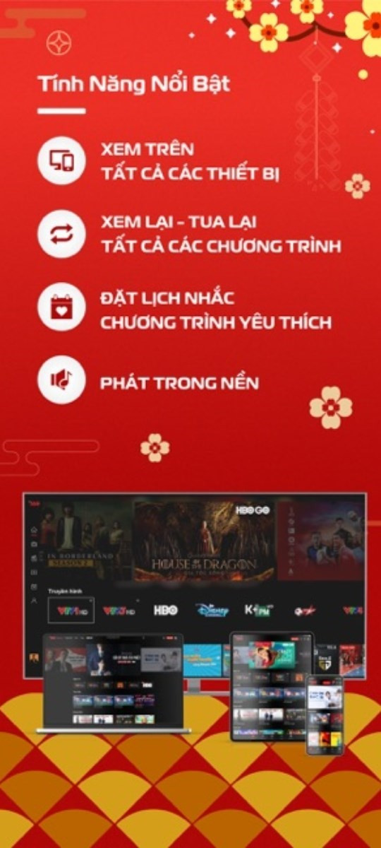 Giao diện ứng dụng TV360