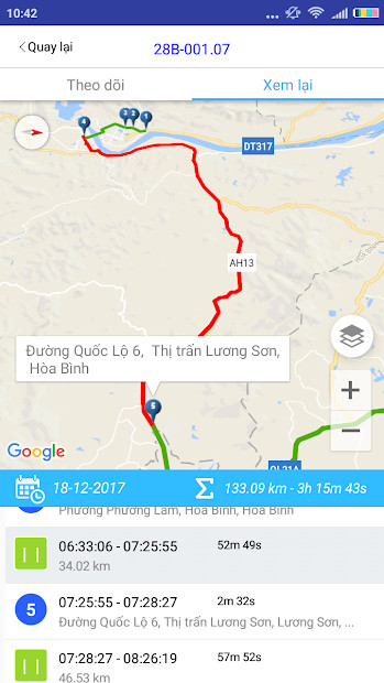 Giao diện VNET GPS