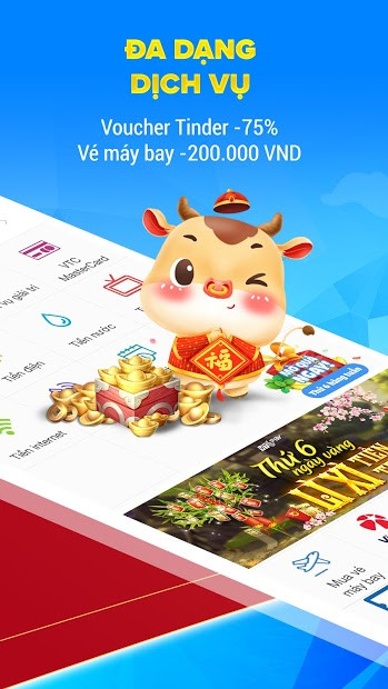 Giao diện VTC Pay