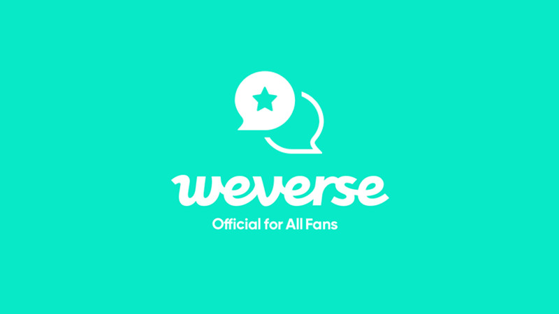 Giao diện Weverse trên điện thoại