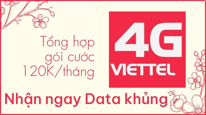 Gói cước Viettel data khủng