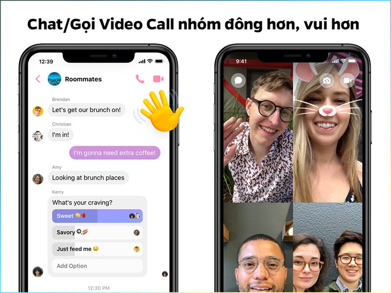 Gọi video call nhóm trên Messenger