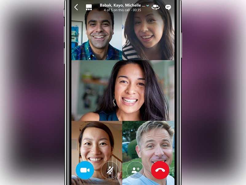 Gọi video nhóm trên Skype