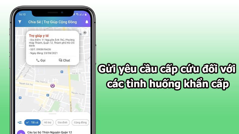  Gửi yêu cầu cấp cứu