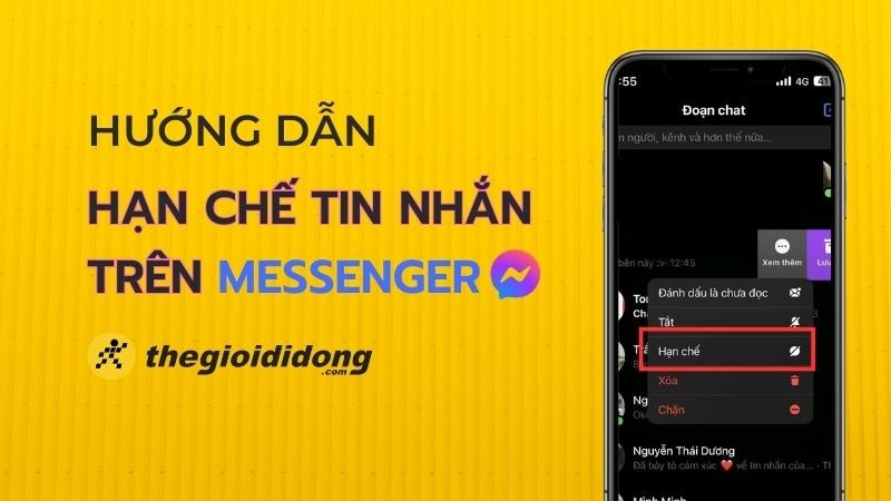 Hạn chế tin nhắn Messenger