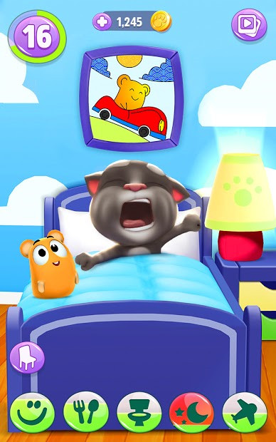 Hình ảnh đồ họa trong My Talking Tom 2