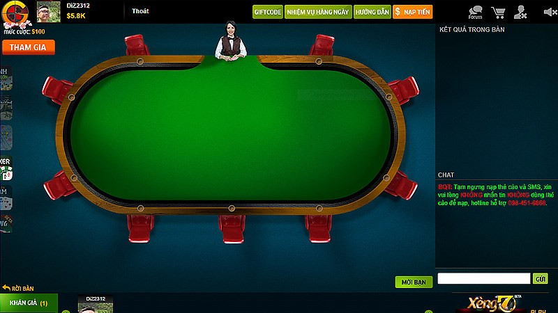 Hình ảnh game Poker