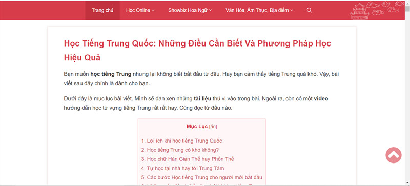 Hình ảnh minh họa cho việc học tiếng Trung online