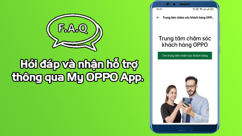 Hình ảnh minh họa hỗ trợ khách hàng qua ứng dụng