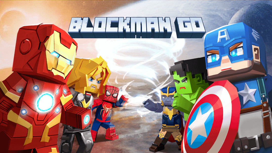 Hình ảnh trong game Blockman Go: Blocky Mods thể hiện lối chơi đa dạng.