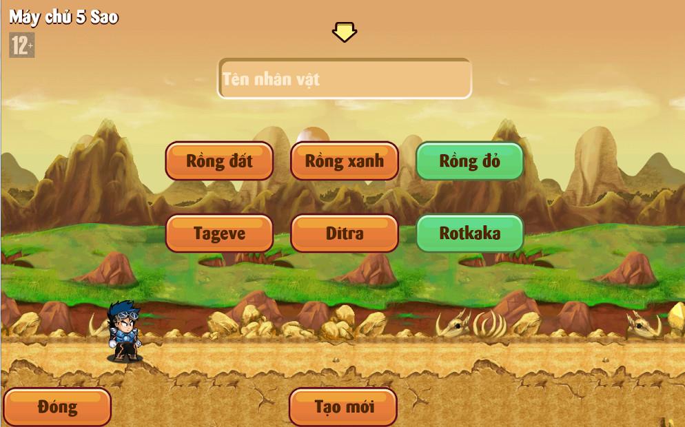 Hình ảnh trong game Chú Bé Rồng Online