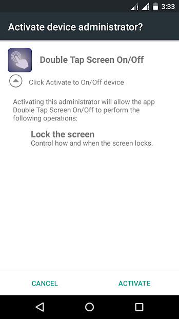 Hình ảnh ứng dụng Double Tap Screen On/Off