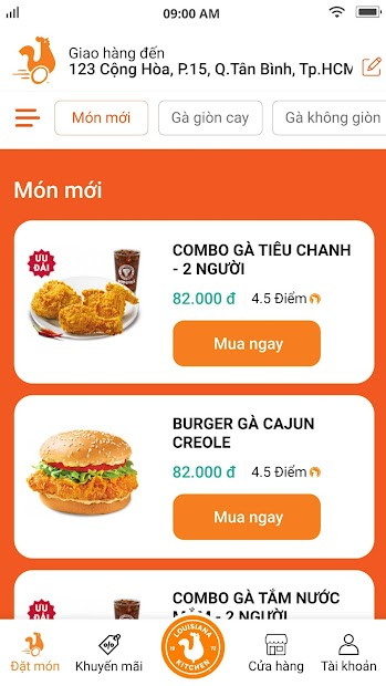 Hình ảnh ứng dụng Popeyes