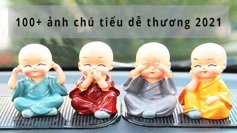 Hình nền 4 chú tiểu dễ thương cho điện thoại