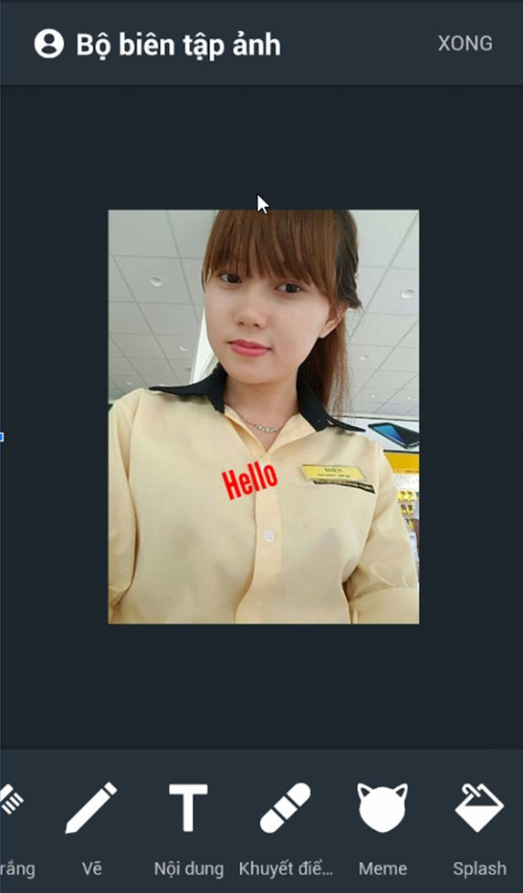 Hỗ trợ ch&egrave;n chữ nghệ thuật độ d&aacute;o