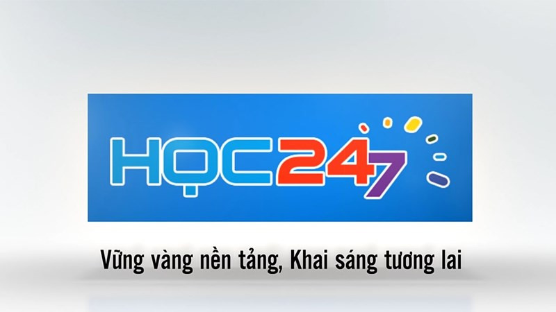 Hoc247: Ứng dụng học tập trực tuyến cho học sinh cấp 1, 2, 3