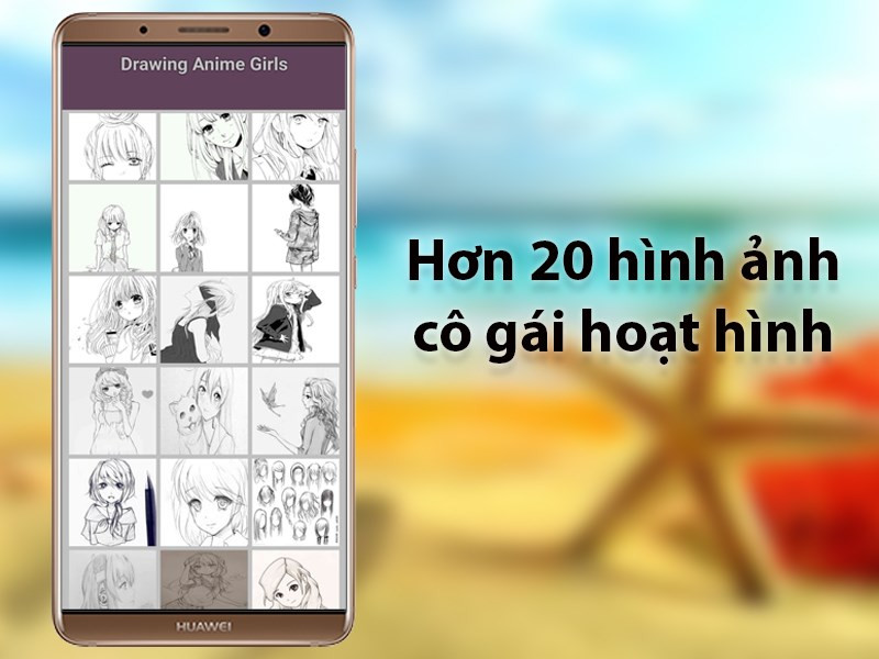 Hơn 20 mẫu vẽ Anime nữ đa dạng