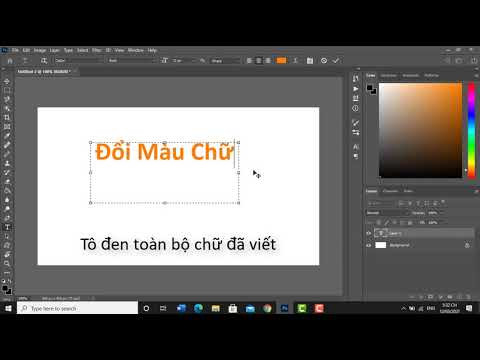 Hướng Dẫn Thay Đổi Màu Chữ Trong Photoshop Cực Kỳ Đơn Giản