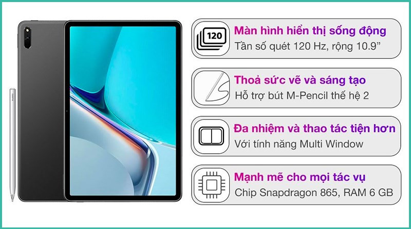 Huawei MatePad 11 hiệu năng mạnh mẽ