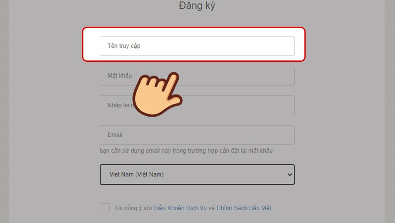 Hướng dẫn đăng ký tài khoản Garena trên web 1